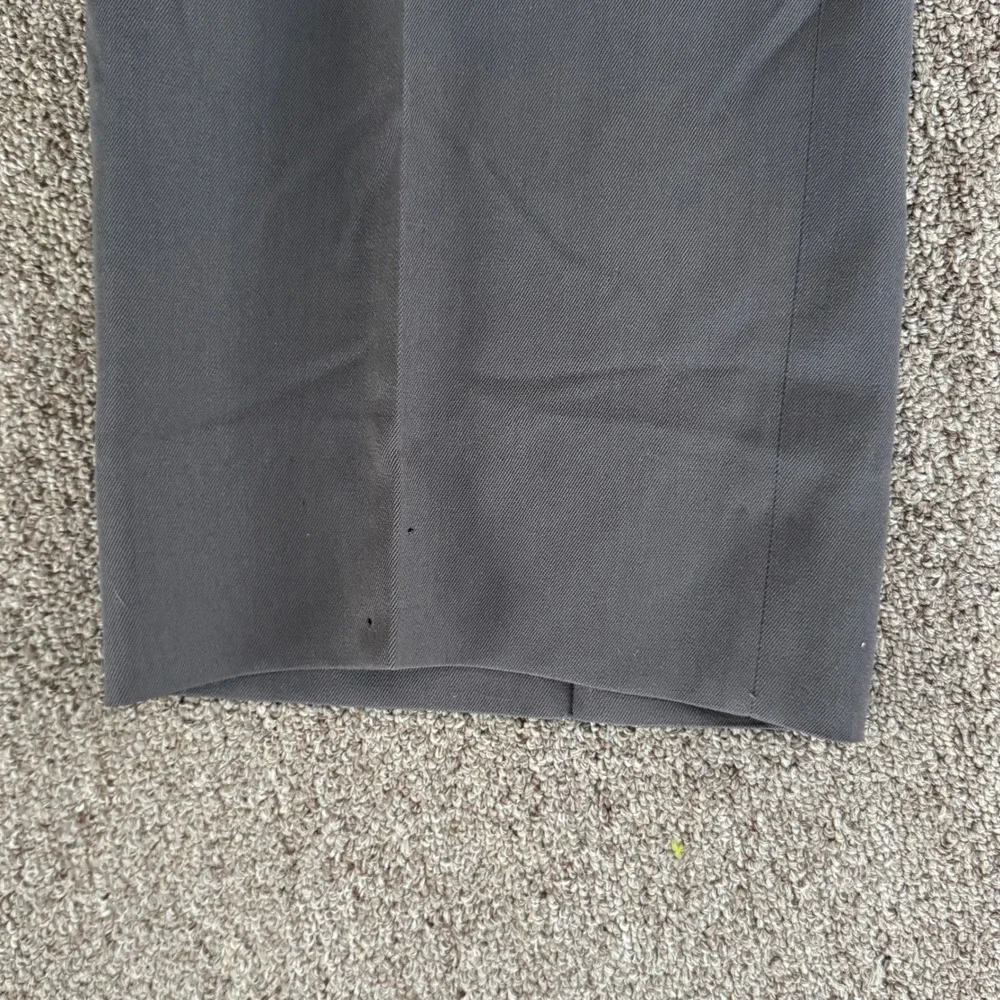 Hart Schaffner & Marx Gurka Tab Virgin Wool Dress‎ Pants Men 38x29.5 Gray